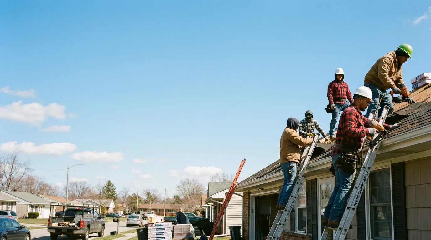 Roofing in Ambia, IN near me
